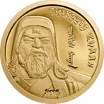 Mongolië. 1000 Tögrög (Chinggis Khaan) Gold .999 2014