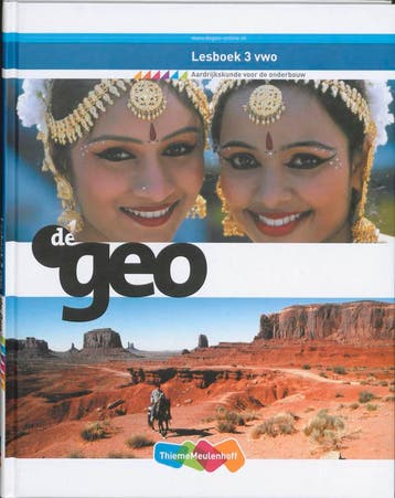 De geo 3 vwo deel Lesboek druk 1 9789006433395, Boeken, Zo goed als nieuw