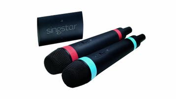 SingStar Microfoons (Set van 2) - Wireless - Sony PS3, Ophalen of Verzenden, Zo goed als nieuw