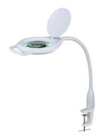 Loeplamp-125mm lens-5 dioptrie-60LED-Dimbaar-Flexibele zwane, Ophalen of Verzenden, Nieuw, Loeplamp