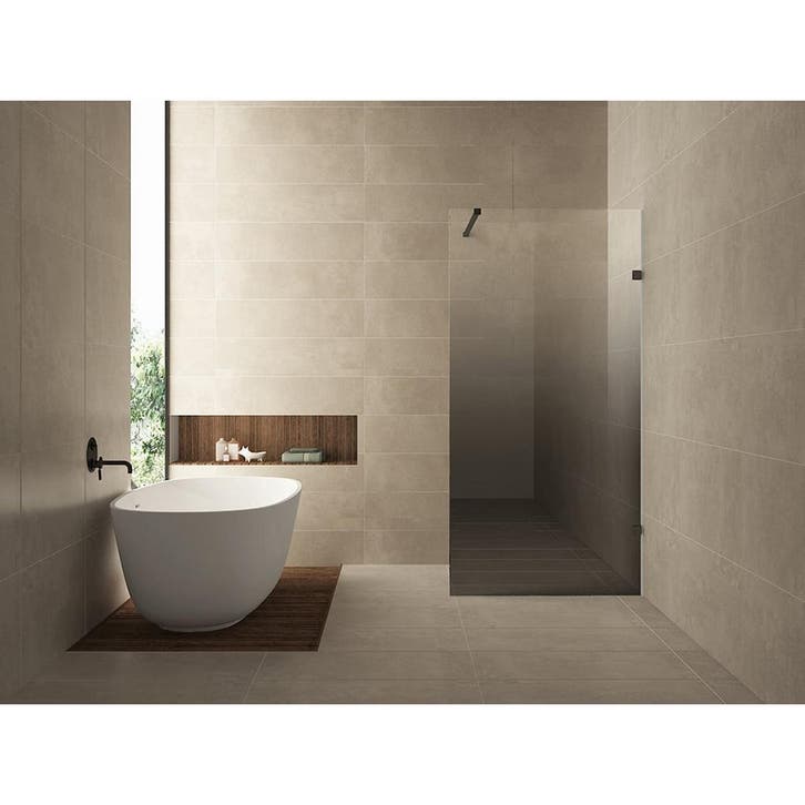 Wiesbaden Less Inloopdouche Rechts - 1200x2000x8mm - Nano, Doe-het-zelf en Verbouw, Sanitair, Nieuw, Glas, Ophalen of Verzenden