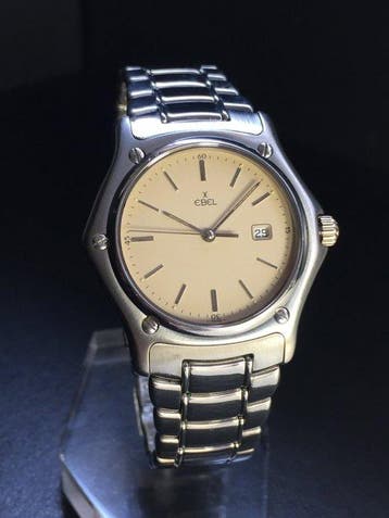 Ebel - 1911 Quartz Date Acero - Zonder minimumprijs - Ref., Nieuw