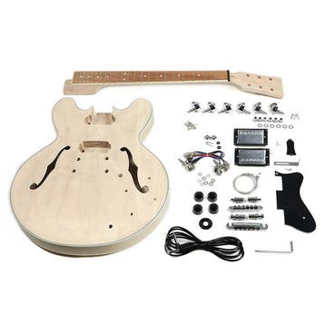 Boston ES-45 Hollow Body gitaar bouwpakket, Ophalen of Verzenden, Nieuw