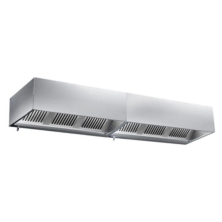GGM Gastro | Afzuigkap doosmodel - 3000mm - met |, Witgoed en Apparatuur, Afzuigkappen, Inbouw, Motor, Nieuw, Onderbouw afzuigkap