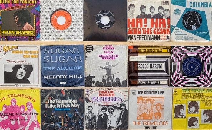 Various Artists/Bands in 1960s, Various Artists/Bands in, Cd's en Dvd's, Vinyl Singles