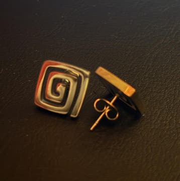 No-Fade Goud-Stijl Spiraalvorm Vergulde Oorbellen Sieraden, Sieraden, Tassen en Uiterlijk, Oorbellen, Overige materialen, Nieuw
