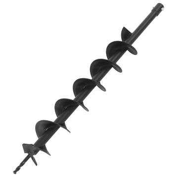 vidaXL Grondboor 100 mm staal, Verzenden, Nieuw