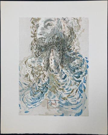 Salvador Dali (1904-1989) - Cacciaguida Sees Dante’s Exile