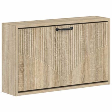 vidaXL Wandgemonteerde Schoenkast HOORN 71 x 17 x 43 cm, Verzenden, Nieuw