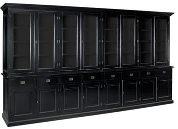 Buffetkast Dronten zwart - zwart 400 x 220cm, Ophalen of Verzenden, Nieuw