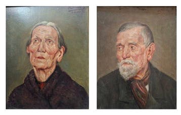 Hollandse School (XIX) - Man en Vrouw