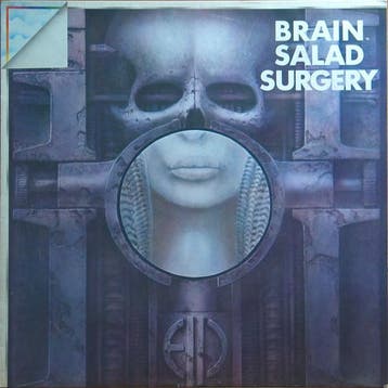 Emerson, Lake & Palmer - Brain Salad Surgery (LP 1982), Ophalen of Verzenden, Gebruikt