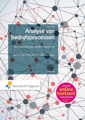 9789001850890 Analyse van bedrijfsprocessen, Verzenden, Nieuw, Jan In 'T Veld
