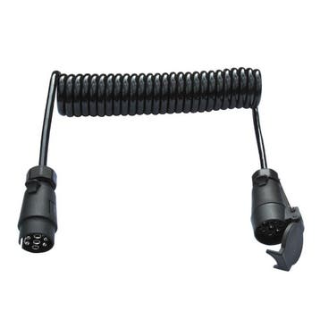 Spiraal verlengkabel 7-polig 3,5 meter, Ophalen of Verzenden, Nieuw