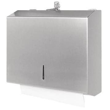 Handdoek dispenser | RVS | 260x110x285(h)mm Jantex, Verzenden, Nieuw in verpakking