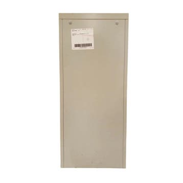 Kantoorarchiefkast, 590x430x1045 mm, staal, beige/grijs, 3, Ophalen of Verzenden, Gebruikt