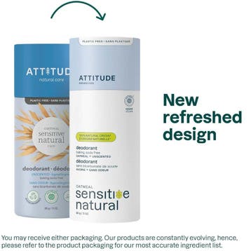 Attitude Unscented Baking Soda Free Deodorant - 85gr, Ophalen of Verzenden, Nieuw, Overige typen