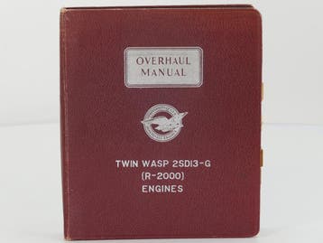 Pratt & Whitney Twin Wasp 2SD13-G (R-2000) – Overhaul Man., Ophalen of Verzenden, Nieuw