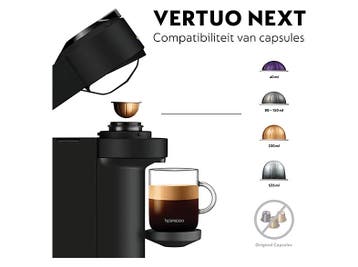 Nespresso Vertuo Next Delonghi Env120.bm, Verzenden, Nieuw, 1 kopje, Koffiepads en cups