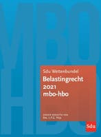 Sdu Wettenbundel Belastingrecht / 2021 MBO-HBO / Educatieve, Boeken, Verzenden, Gelezen