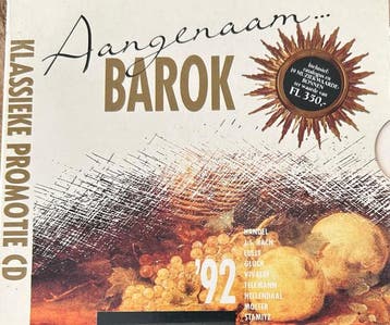 Various - Aangenaam... Barok 92 (CD, 1992), Cd's en Dvd's, Ophalen of Verzenden, Zo goed als nieuw
