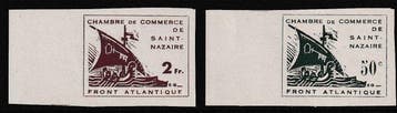 Duits Rijk bezet Frankrijk. 1945 - Saint Nazaire, Gestempeld