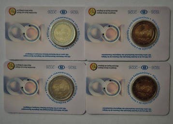 België. 2 Euro 2026 SNCB - NMBS (4 coincards) (Zonder