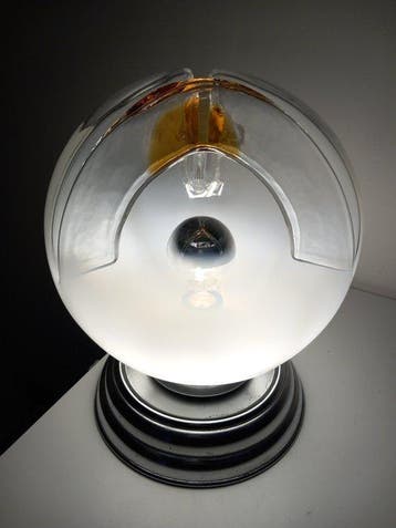 Design 70 - Tafellamp - Staal, Glas - Murano-glas - 32 cm