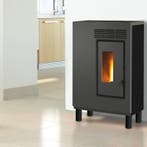 Pelletkachel plat Eco 60 5 kW hangen of staand verwarmt 90m3, Nieuw, Ophalen of Verzenden, Hangend, Pelletkachel