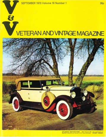 1973 VETERAN AND VINTAGE MAGAZINE 1 ENGELS, Nieuw, Author