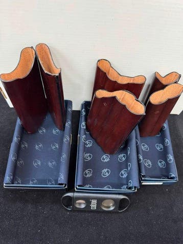 brandi - Zonder minimumprijs - Sigarendoos (3) - leer - Set, Nieuw