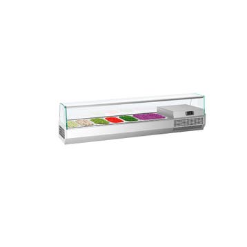 GGM Gastro | Opzetkoelvitrine PREMIUM PLUS - 1733x353mm - 7x, Verzenden