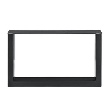 Stalen onderstel set van 2 U tafelpoot 64x40 cm zwart [en.ca, Verzenden, Nieuw
