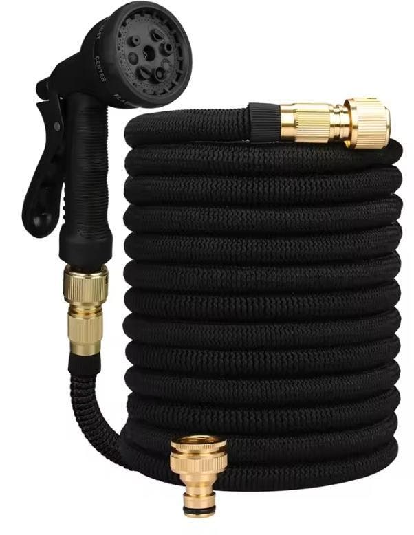 100FT Hogedruk Magische Tuinslang + 8 Functiespuit, Tuin en Terras, Tuinslangen, Nieuw, Verzenden