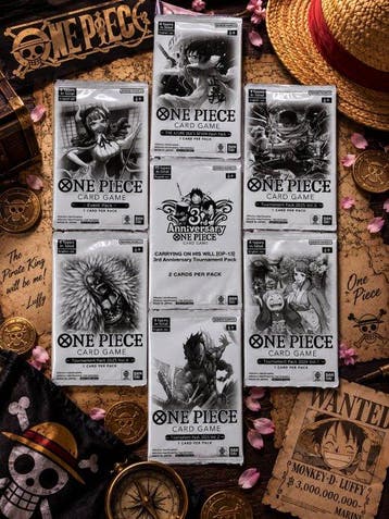 Bandai - 7 Booster pack - One Piece - One Piece Card Game –, Nieuw