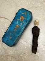 Fetisj figuur (2) - Hout, Been - 1900-1910 - Memento Mori, Antiek en Kunst