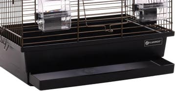 Vogelkooi Klara 1 Brons/Zwart – Binnenkooi voor parkieten., Verzenden, Nieuw, Metaal, Vogelkooi