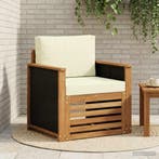 vidaXL Buiten Midden Sofa Naturel, Tuin en Terras, Verzenden, Nieuw