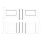 Zijwandenset voor Easy up 3×3 m Heavy duty Wit (Partytenten, Verzenden, Nieuw, 2 meter of meer, Partytent