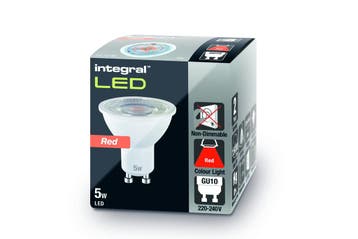 Integral LED GU10 5W Rood 40º Niet-Dimbaar Ø5cm, Ophalen of Verzenden, Nieuw