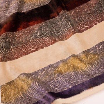 BA140 - Streepveloursstof – Velluto Italiano Cangiante -