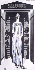 Spotprent over Esperantisten in Duitsland (lijst optie), Verzenden