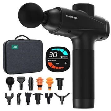 Pro Massage Gun 12 Accessoires - Apparaat - Sport en Relax M, Verzenden, Zo goed als nieuw