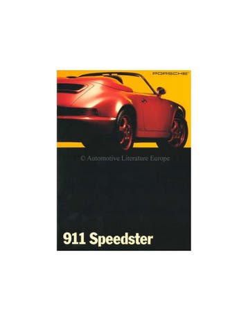 1993 PORSCHE 911 SPEEDSTER BROCHURE ENGELS, Boeken, Nieuw, Porsche, Author