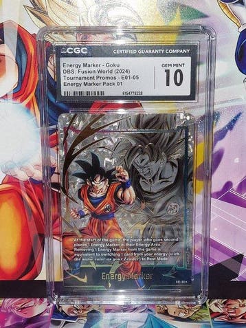 Bandai Graded card - Dragon Ball - Son Goku E01-05* Foil,, Nieuw