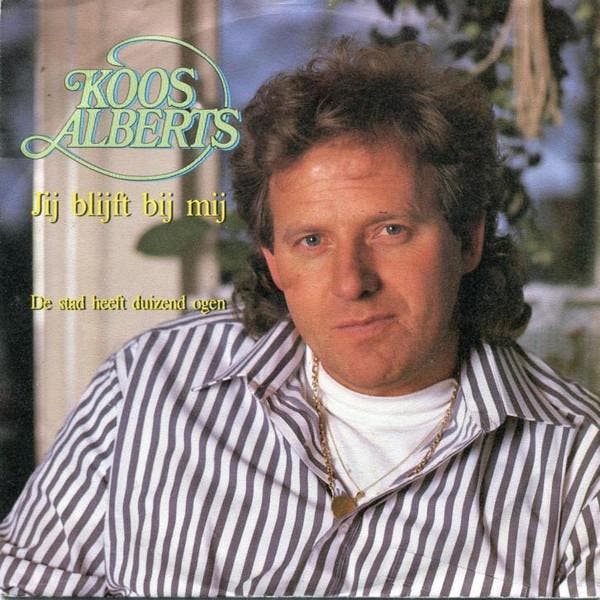 vinyl single 7 inch - Koos Alberts - Jij Blijft Bij Mij, Cd's en Dvd's, Vinyl Singles, Zo goed als nieuw, 7 inch, Nederlandstalig
