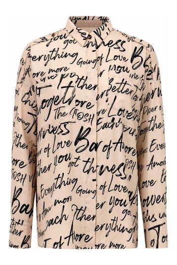 Josh V Blouse in maat M Beige, Kleding | Dames, Josh V, Verzenden, Zo goed als nieuw, Beige