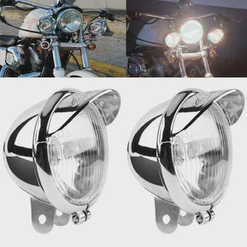 Universele Motor Koplamp - Chrome Auxiliary Light voor GN125, Verzenden, Nieuw