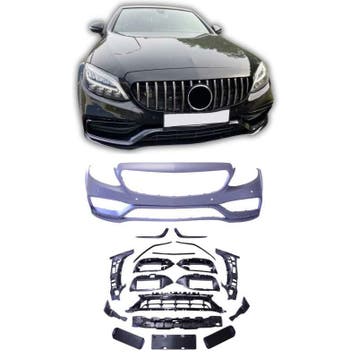 Voorbumper voor mercedes c-klasse w205 s205 a205 c205, Nieuw