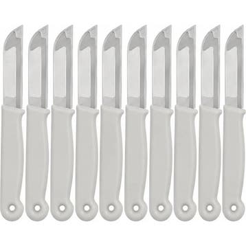 Solingen Schilmesje – RVS Glad – 16 cm met Blade Cover, Ophalen of Verzenden, Nieuw, Rvs of Chroom